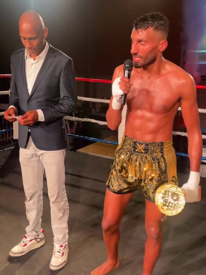 Abdelrahmane Rezzag interviewé après sa victoire en demi-finale